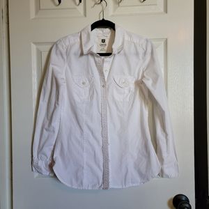 White button down